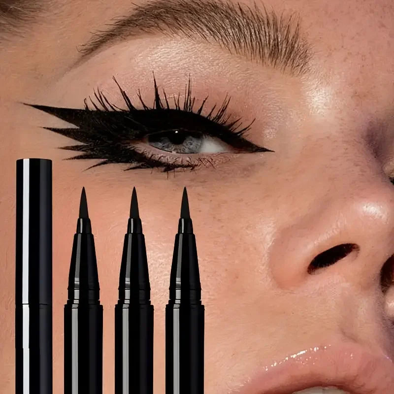 5pcs/set Waterproof Smudge-Proof Liquid Eyeliner, Quick-Dry & Long-Lasting Eye Makeup, Easy To Apply On Lower Lashes