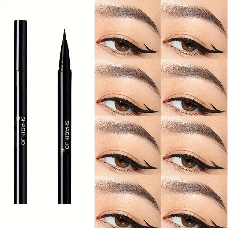 5pcs/set Waterproof Smudge-Proof Liquid Eyeliner, Quick-Dry & Long-Lasting Eye Makeup, Easy To Apply On Lower Lashes