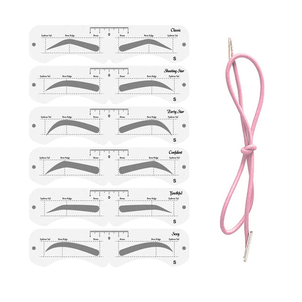 Reusable Eyebrow Mold with Elastic Band Multifunctional DIY Eyebrow Makeup Tool Suitable for Beginner Makeup Tools & Accessories