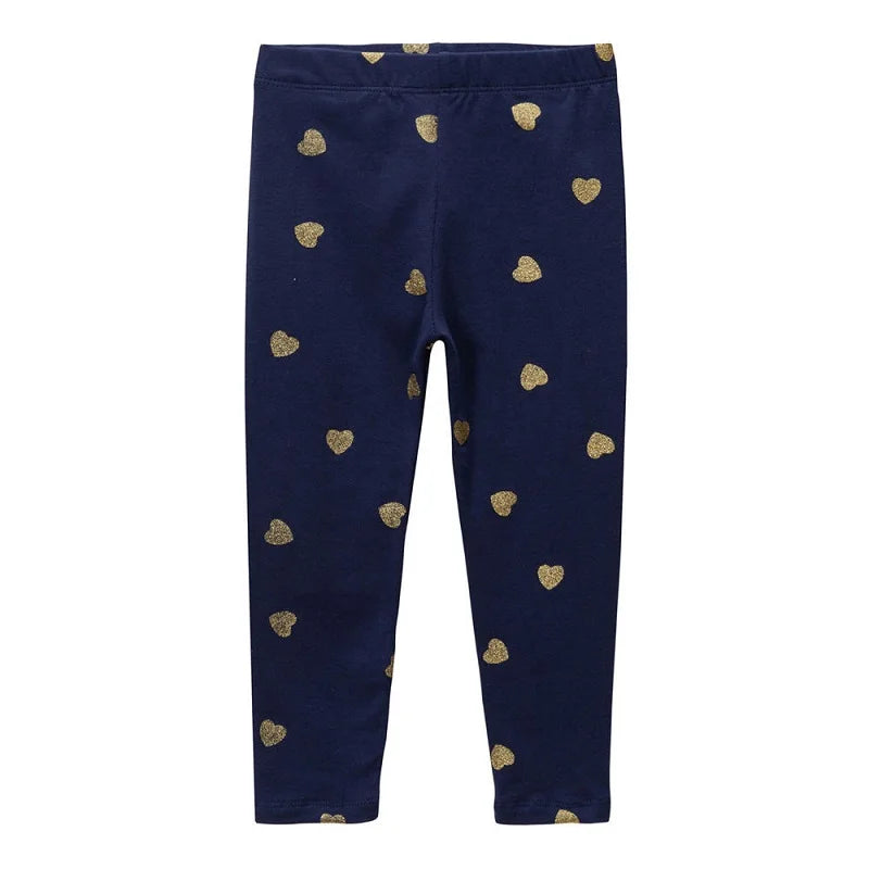 Girls Leggings 100% Cotton Girl's Trousers Fille Girls Pants Skinny Print Cartoon Pattern Kids Children Leggings Trousers KF083