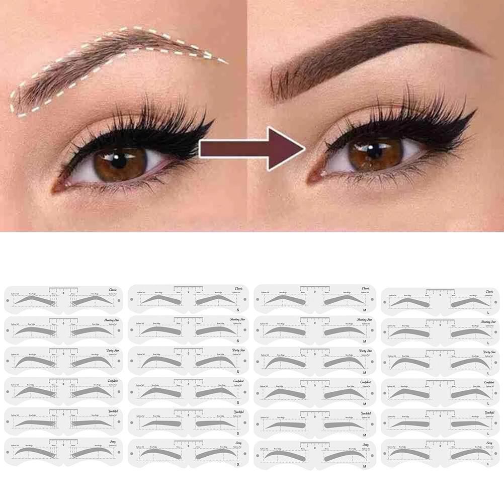 Reusable Eyebrow Mold with Elastic Band Multifunctional DIY Eyebrow Makeup Tool Suitable for Beginner Makeup Tools & Accessories