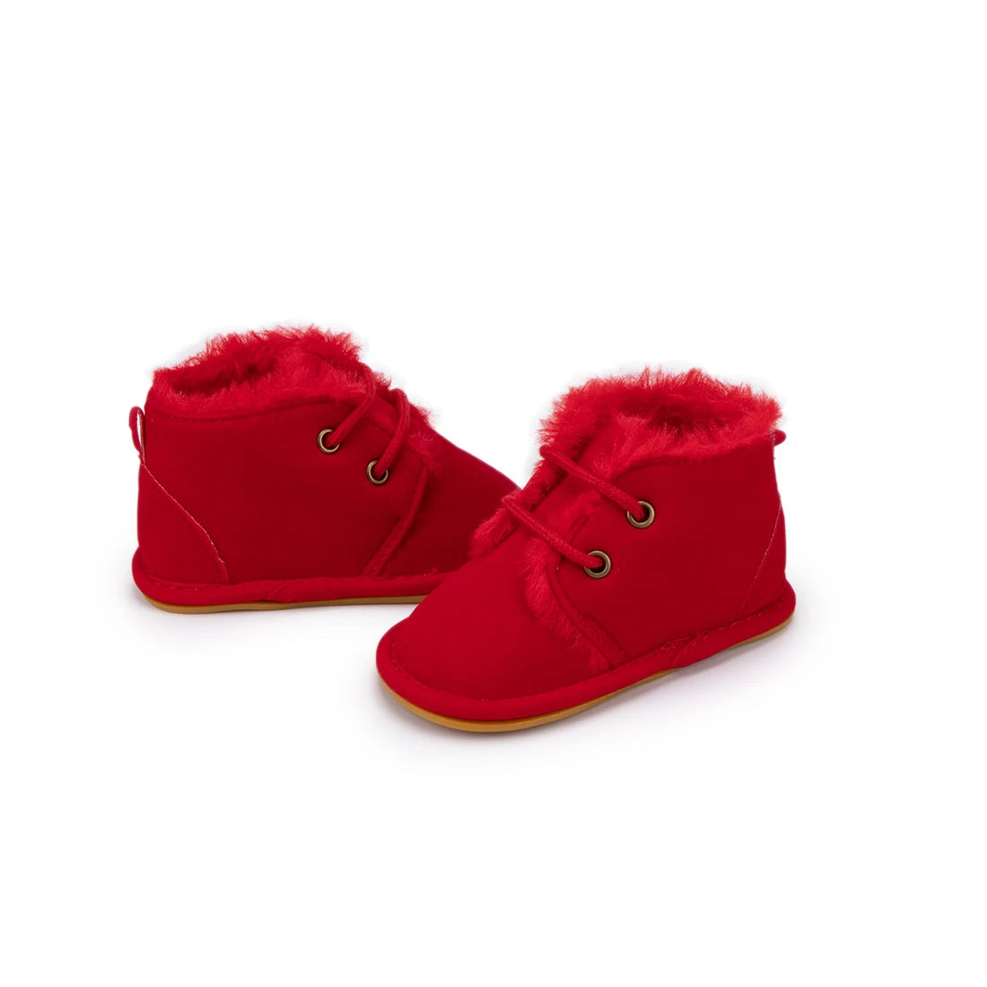 KIDSUN Winter Baby Snow Booties Warm Infant Boy Girl Toddler Shoes Rubber Sole Anti-slip Soft Newborn First Walkers Crib Shoes