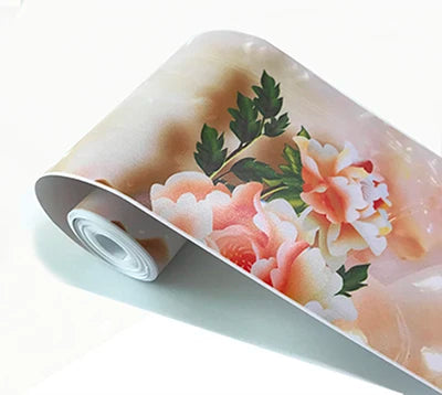 3D Wall Sticker PVC Self-Adhesive Waterproof Removable Flowers Wallpaper Border Kitchen Bathroom Kicking Line Home Decor Sticker