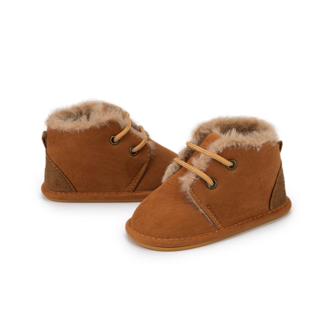 KIDSUN Winter Baby Snow Booties Warm Infant Boy Girl Toddler Shoes Rubber Sole Anti-slip Soft Newborn First Walkers Crib Shoes