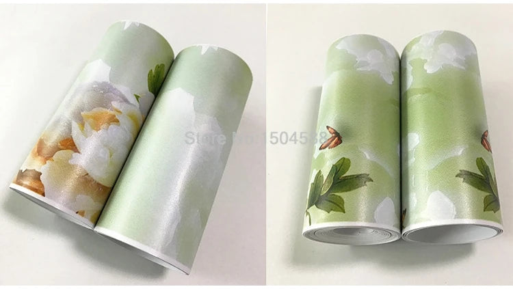3D Wall Sticker PVC Self-Adhesive Waterproof Removable Flowers Wallpaper Border Kitchen Bathroom Kicking Line Home Decor Sticker