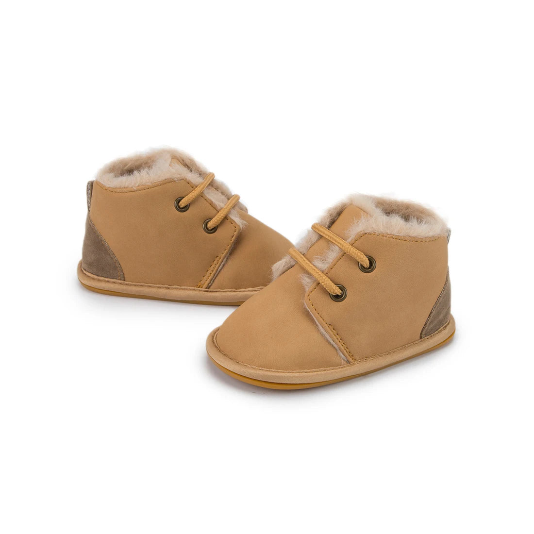 KIDSUN Winter Baby Snow Booties Warm Infant Boy Girl Toddler Shoes Rubber Sole Anti-slip Soft Newborn First Walkers Crib Shoes