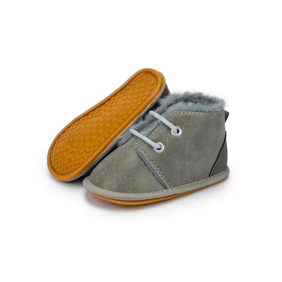KIDSUN Winter Baby Snow Booties Warm Infant Boy Girl Toddler Shoes Rubber Sole Anti-slip Soft Newborn First Walkers Crib Shoes