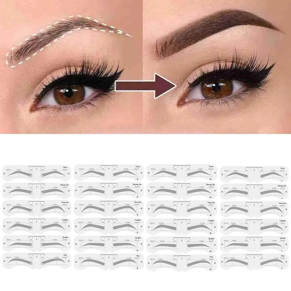 Reusable Eyebrow Mold with Elastic Band Multifunctional DIY Eyebrow Makeup Tool Suitable for Beginner Makeup Tools & Accessories