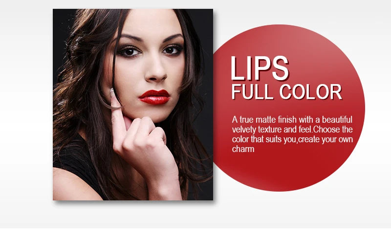 IMAGIC Lipstiffie Bevogtiger Lippe Gladde Lipstick Langdurige Sjarmante Lipstiffie Kosmetiese Skoonheid Grimering 12 Kleure