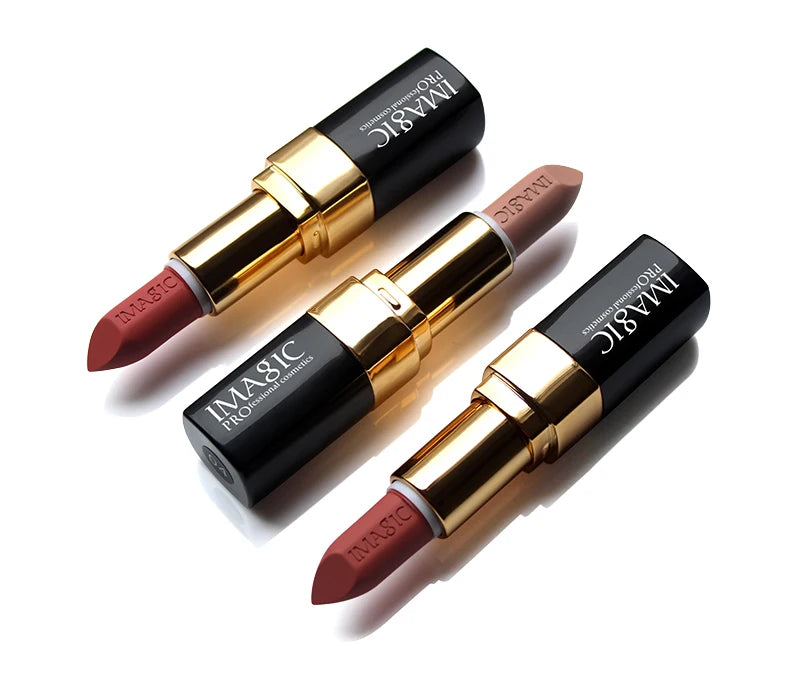 IMAGIC Lipstiffie Bevogtiger Lippe Gladde Lipstick Langdurige Sjarmante Lipstiffie Kosmetiese Skoonheid Grimering 12 Kleure