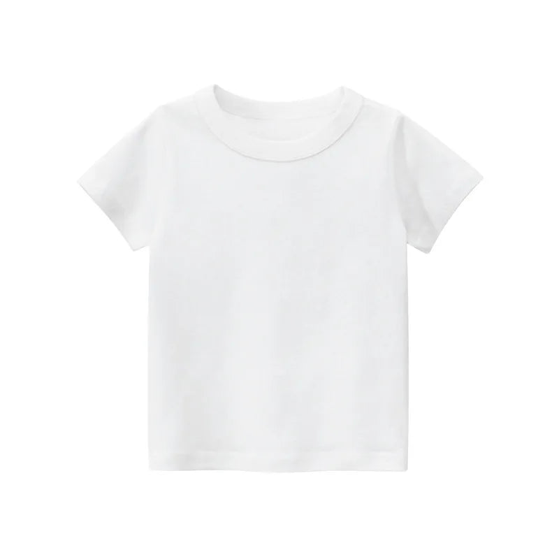 2-9 Years T Shirt Cartoon Animals Baby Kids Boys Girls Children Cotton Short Sleeves Summer Clothing Dinosaur Printing KF917