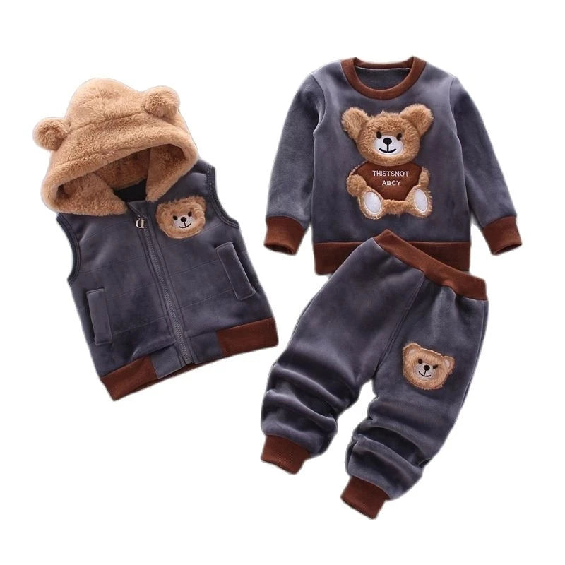 2024 Spring New Kids Clothing Sets Children Long Sleeve Suits Baby Girls Bow Sweatshirt+Pants 2Pcs Toddler Versatile Outfits