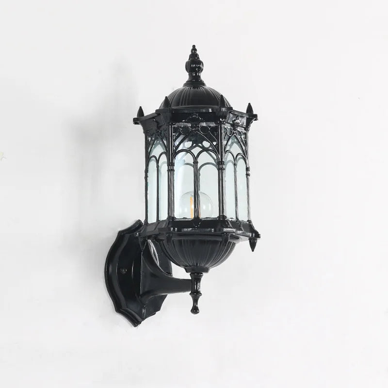 Retro Outdoor Waterproof Antirust E27 Wall Lamp Garden Gateway Sconce Courtyard Corridor Villa Bra Residential Balcony Lights