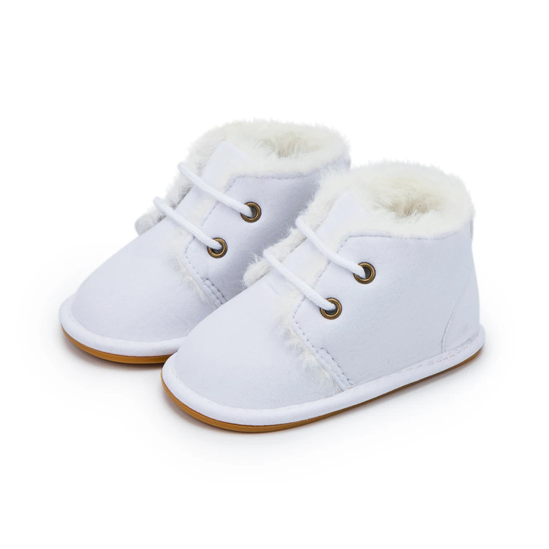 KIDSUN Winter Baby Snow Booties Warm Infant Boy Girl Toddler Shoes Rubber Sole Anti-slip Soft Newborn First Walkers Crib Shoes
