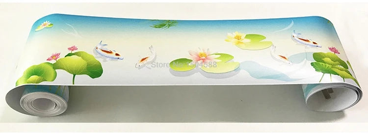 3D Wall Sticker PVC Self-Adhesive Waterproof Removable Flowers Wallpaper Border Kitchen Bathroom Kicking Line Home Decor Sticker