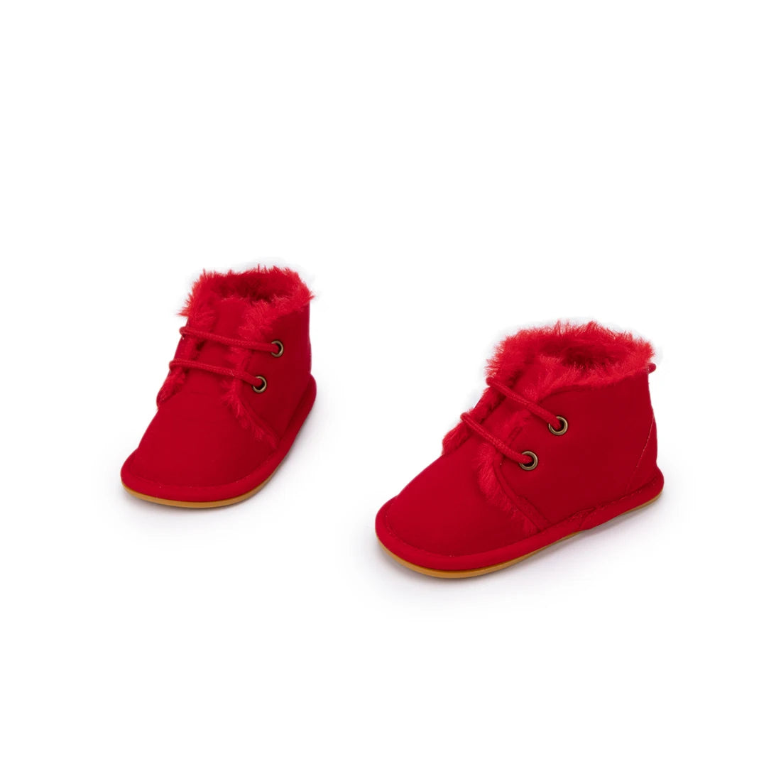 KIDSUN Winter Baby Snow Booties Warm Infant Boy Girl Toddler Shoes Rubber Sole Anti-slip Soft Newborn First Walkers Crib Shoes