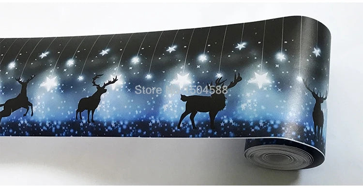 3D Wall Sticker PVC Self-Adhesive Waterproof Removable Flowers Wallpaper Border Kitchen Bathroom Kicking Line Home Decor Sticker
