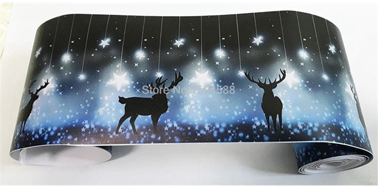 3D Wall Sticker PVC Self-Adhesive Waterproof Removable Flowers Wallpaper Border Kitchen Bathroom Kicking Line Home Decor Sticker