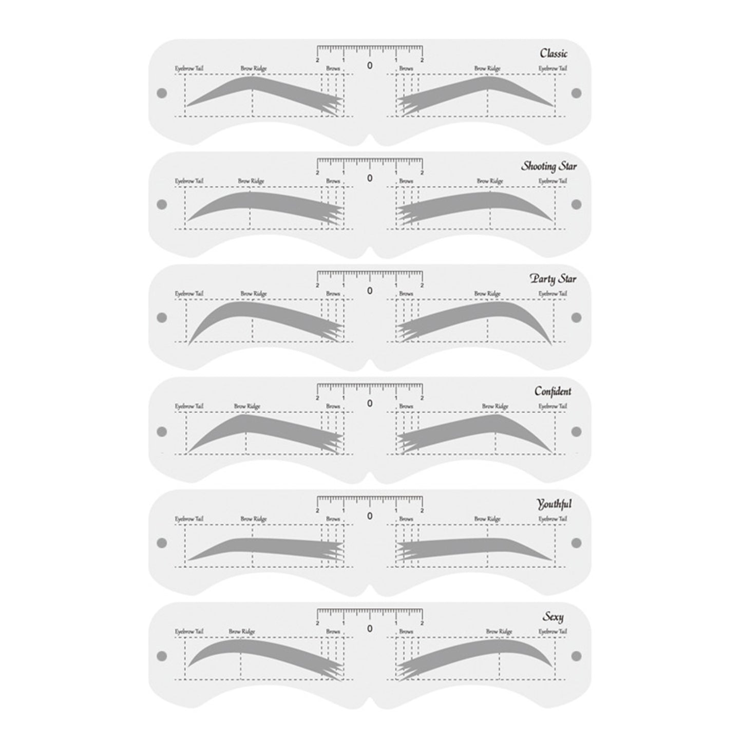 Reusable Eyebrow Mold with Elastic Band Multifunctional DIY Eyebrow Makeup Tool Suitable for Beginner Makeup Tools & Accessories