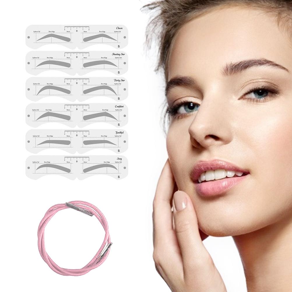 Reusable Eyebrow Mold with Elastic Band Multifunctional DIY Eyebrow Makeup Tool Suitable for Beginner Makeup Tools & Accessories