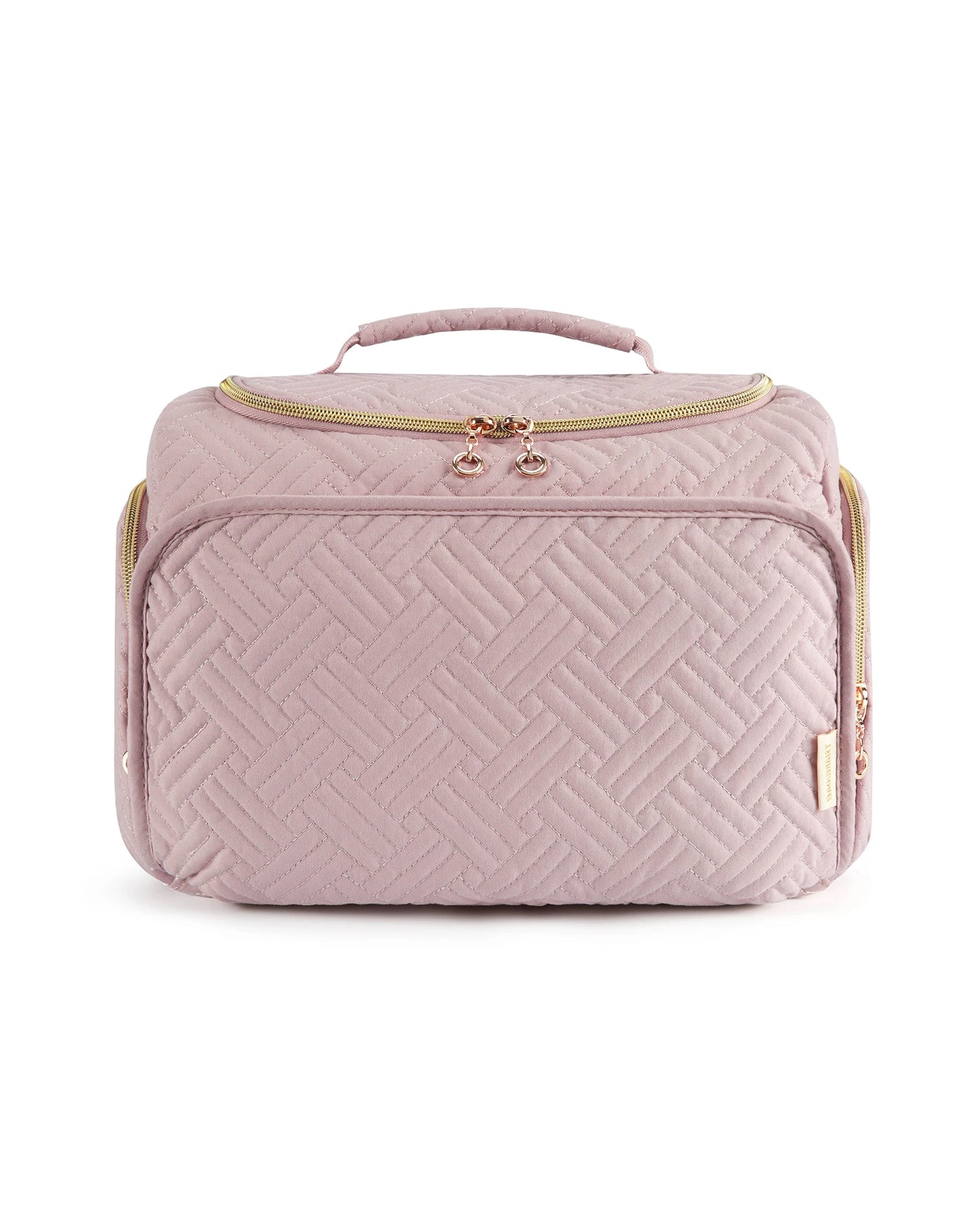 BAGSMART Cosmetic Bag for Make UP Cases Large Capacity Makeup Organizer With Handle Waterproof Travel Toiletry Storage