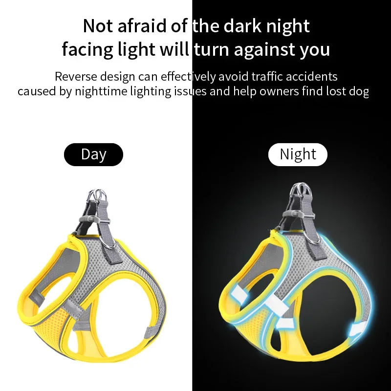 Pet dog Harness Leash Set for Small Dogs Adjustable Puppy Harness Vest French Bulldog Chihuahua dog harness and leash set puppy