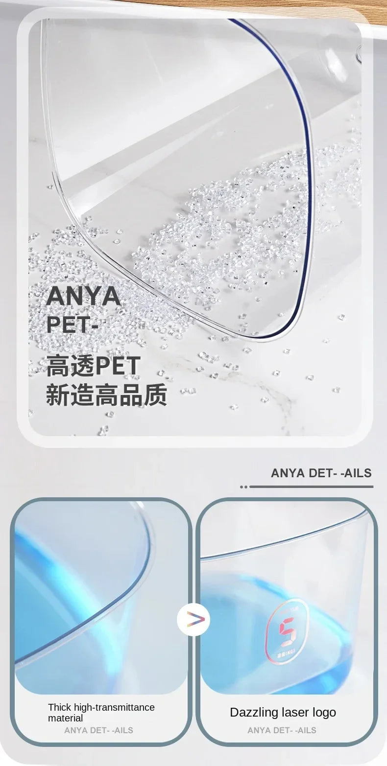 Seal Rice Bucket Vacuum Rice Buckets Cat Food Bucket Pet Food Storage Bucket Dust-proof Grain Jar Glass Jar Home Storage Box