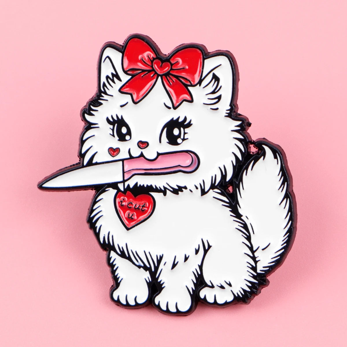 Cute Cat Enamel Pins Cartoon Women's Brooches Men Lapel Pins Badge on Backpack Costume Accessories Animal Jewelry Girls Gifts
