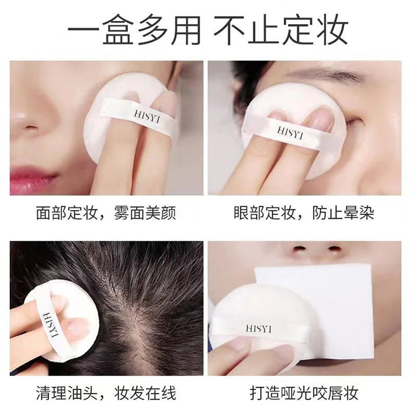 Ligte Lug Los Poeier Deursigtige Wit Langdurige mat afwerking grimering Oliebeheer Bedekking meel skoonheidsmiddels Korea