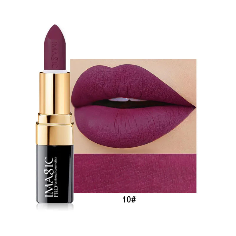 IMAGIC Lipstiffie Bevogtiger Lippe Gladde Lipstick Langdurige Sjarmante Lipstiffie Kosmetiese Skoonheid Grimering 12 Kleure