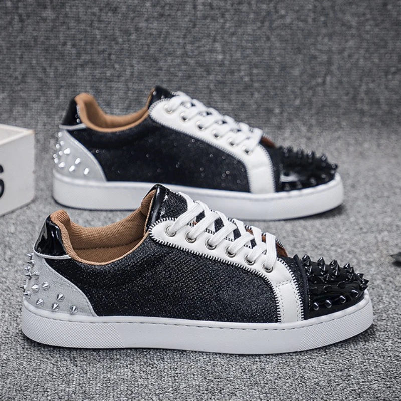 High Quality Mens Sneakers Non-slip Men Casual Shoes Fashion Outdoor Walking Shoe Designer Platform Shoes Lace-up Mens Shoes