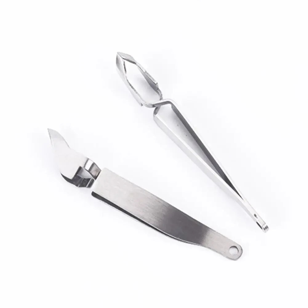 Pet Flea Remover Stainless Steel Tick Removal Tool Flea Treatment Tweezers Hook Professional Tool for Cat Dog Grooming Supplies