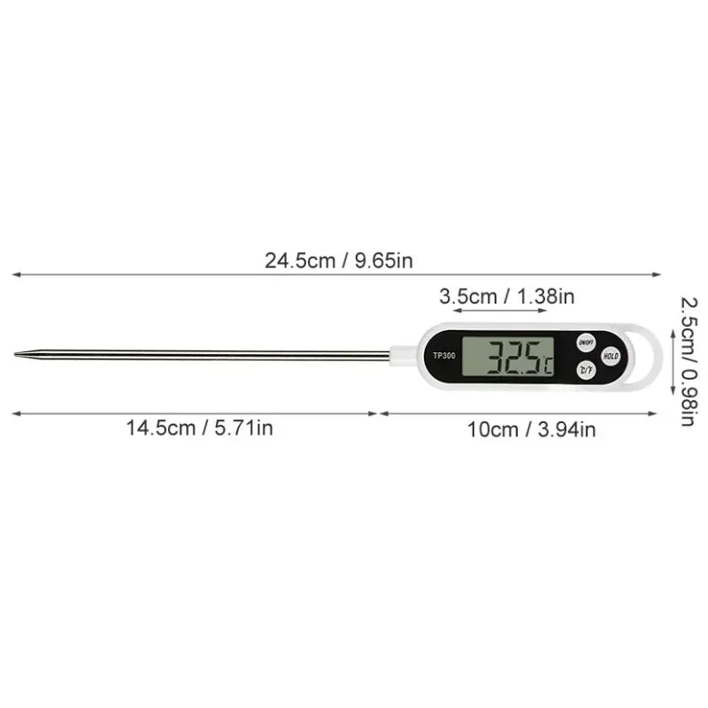 Food Thermometer Kitchen Water Oil Thermometer for Meat Cooking Food Probe BBQ Electronic Oven Kitchen Tools