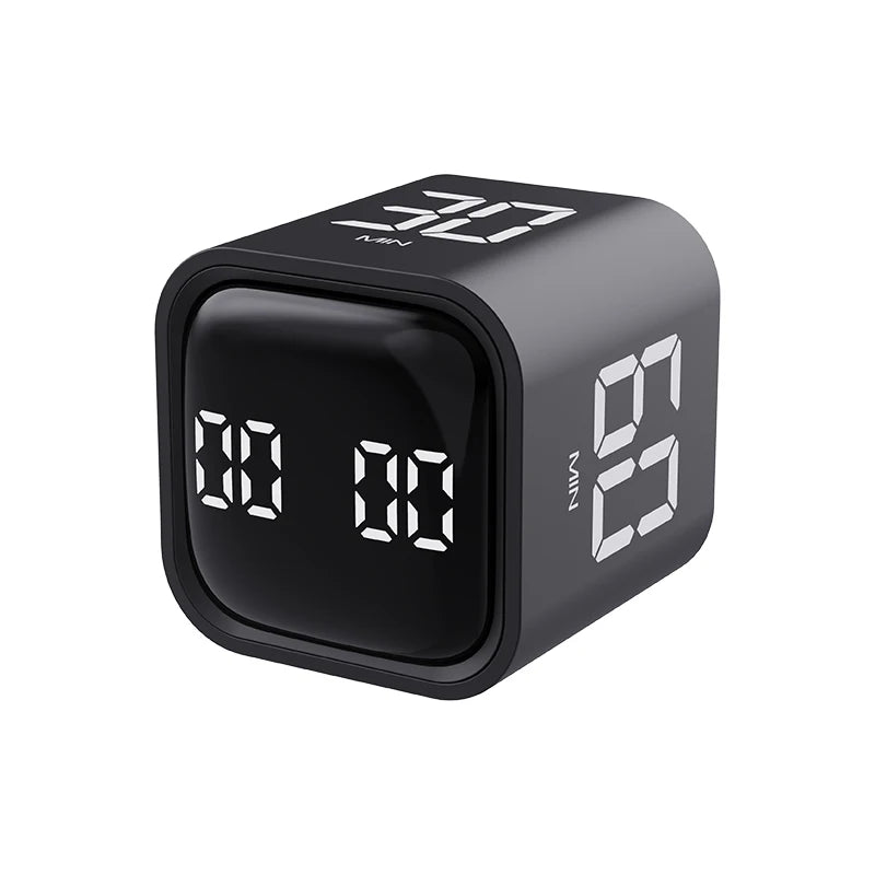 Gravity Flip Timer Silent Vibration Sound Alarm 5-60 Minutes and Custom Countdown Perfect For Working Learning Cooking Study
