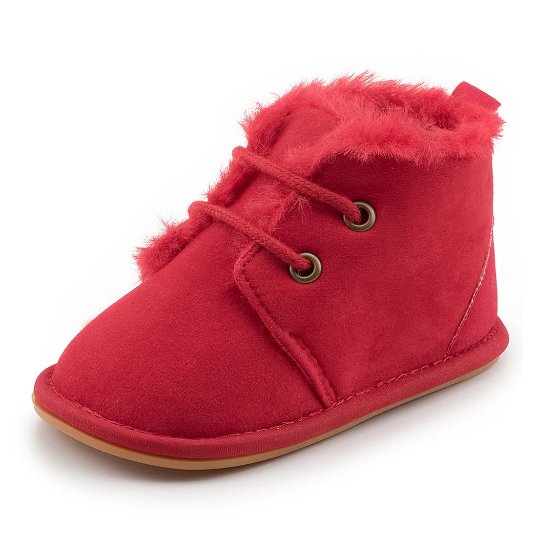 KIDSUN Winter Baby Snow Booties Warm Infant Boy Girl Toddler Shoes Rubber Sole Anti-slip Soft Newborn First Walkers Crib Shoes