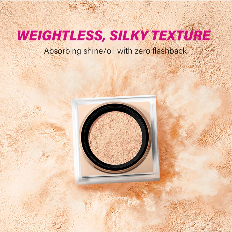 Loose powder makeup Loose Baking&Setting Powder Matte Waterproof Long Lasting Oil Control 4 Colors Loose Powder Makeup Cosmetics
