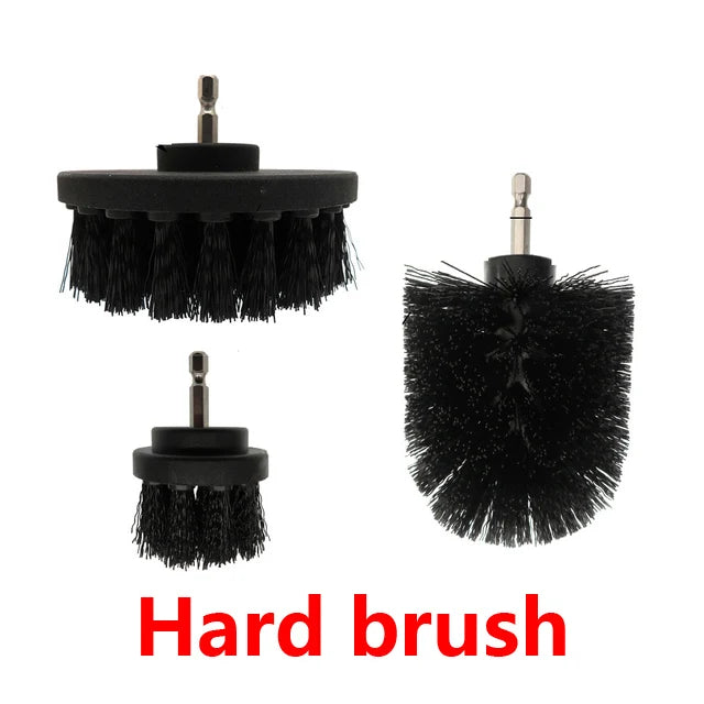 UNTIOR Electric Drill Brush Attachment Set Power Scrubber Brush Car Polisher Kitchen Bathroom Cleaning Kit Toilet Cleaning Tools