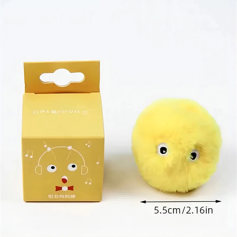 Smart Cat Toys Interactive Ball Catnip Cat Training Toy Pet Playing Ball Pet Squeaky Supplies Products Toy for Cats Kitten Kitty