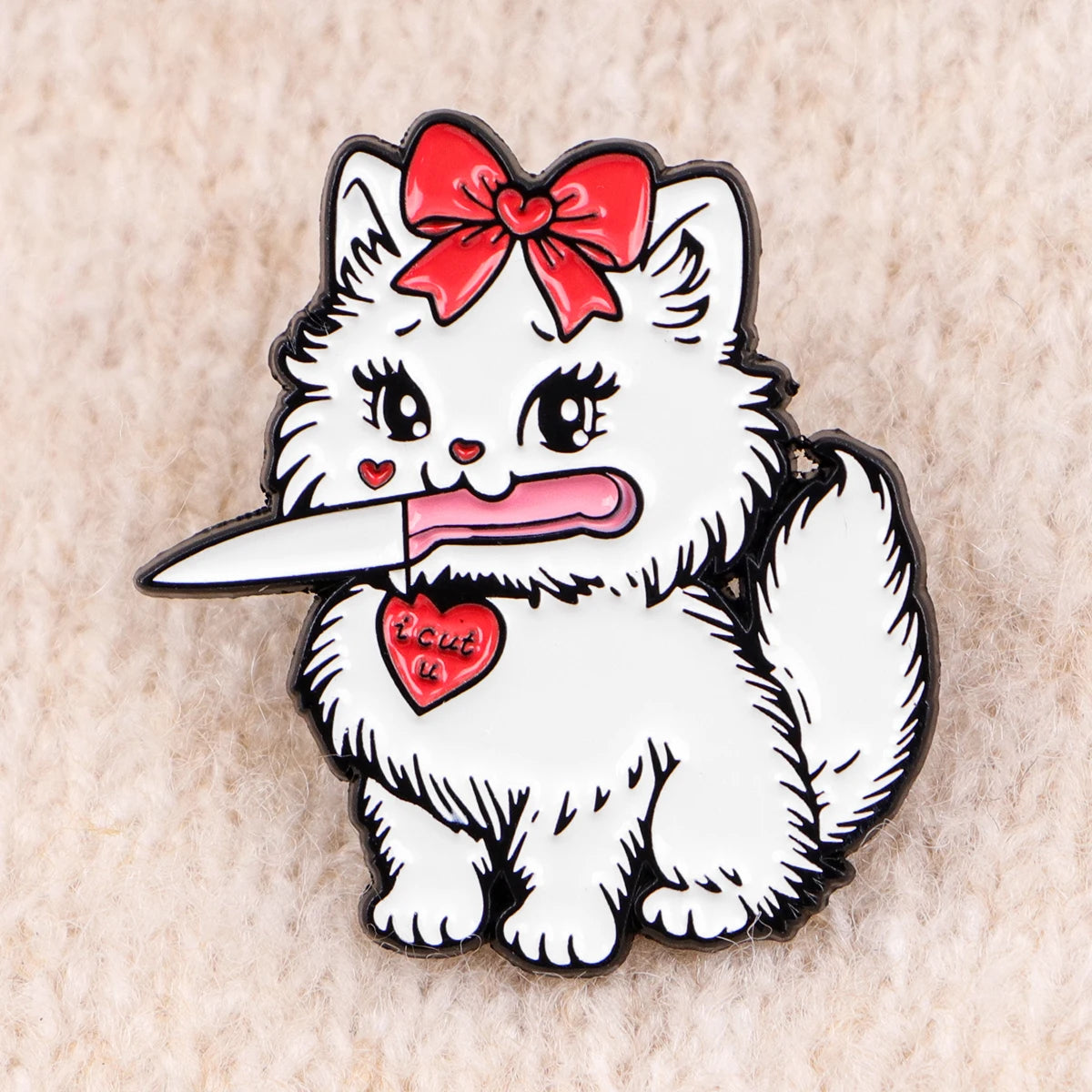 Cute Cat Enamel Pins Cartoon Women's Brooches Men Lapel Pins Badge on Backpack Costume Accessories Animal Jewelry Girls Gifts