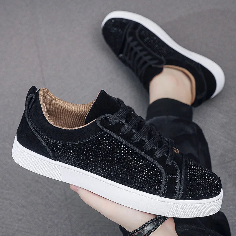 High Quality Mens Sneakers Non-slip Men Casual Shoes Fashion Outdoor Walking Shoe Designer Platform Shoes Lace-up Mens Shoes