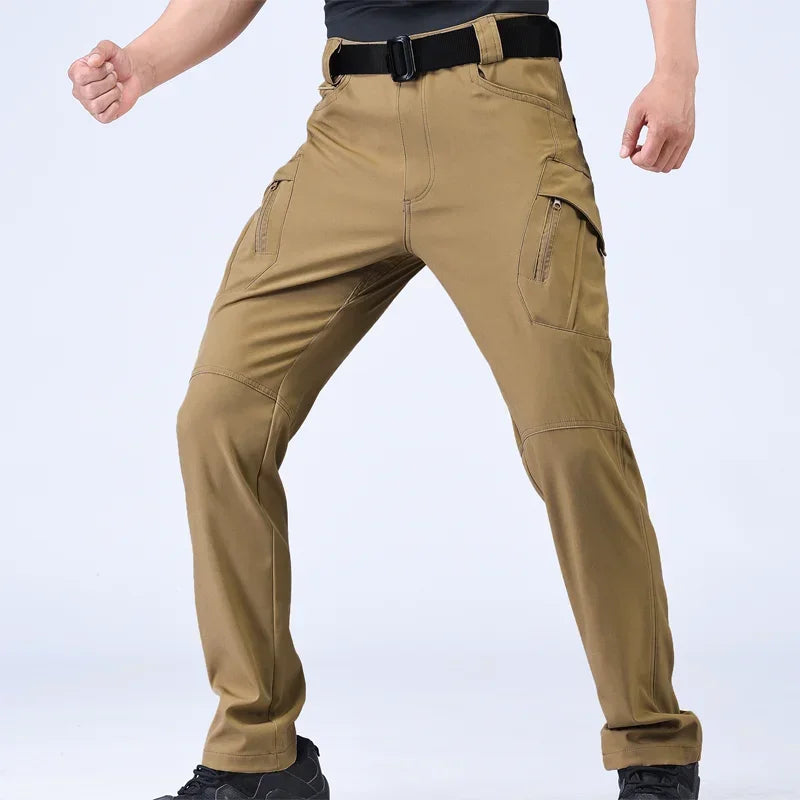 Men's Elastic Hiking Trekking Fishing Climbing Camping Outdoor Hunting Trousers Spring Autumn Fall Cargo Tactical Fast Dry Pants