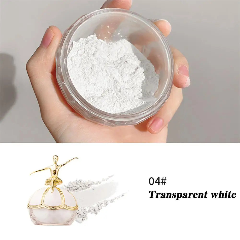 Creative Loose Powder Ballerina Makeup Loose Powder Long-lasting Waterproof Natural Whitening Makeup Matte Invisible Pore