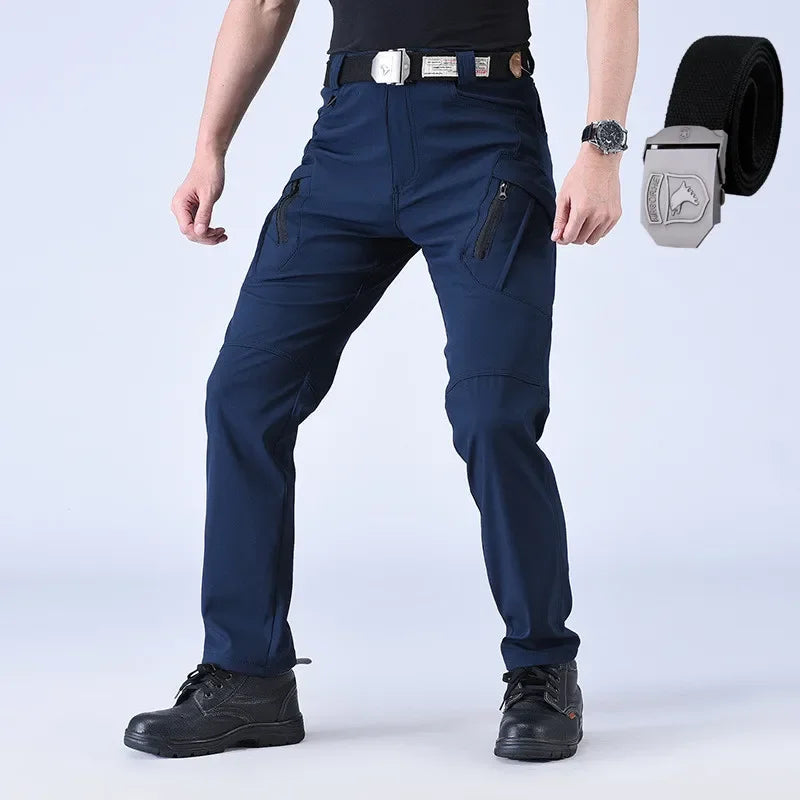 Men's Elastic Hiking Trekking Fishing Climbing Camping Outdoor Hunting Trousers Spring Autumn Fall Cargo Tactical Fast Dry Pants