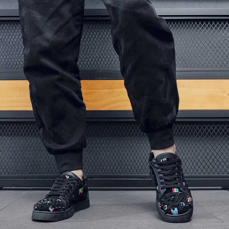 High Quality Mens Sneakers Non-slip Men Casual Shoes Fashion Outdoor Walking Shoe Designer Platform Shoes Lace-up Mens Shoes