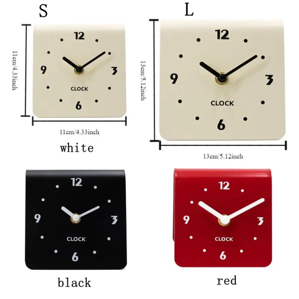 Simple Art Silent Tabletop Clock Acrylic Minimalist Bedside Table Clock Exquisite Desk Clock Gift