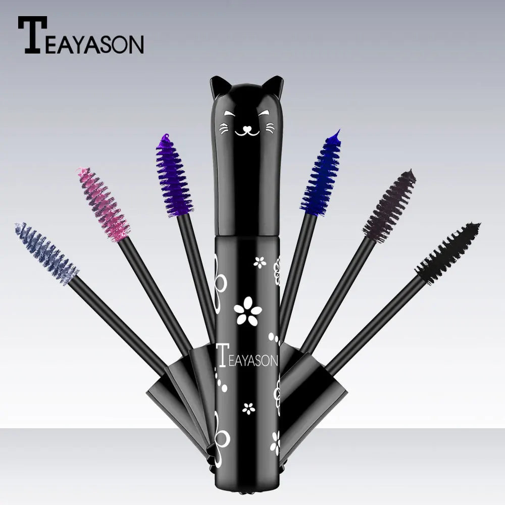 Multicolour Mascara Waterproof Fast Dry Eyelashes Curls Extension Make-Up Eyelashes Blue Pink Purple Black White Ink Mascara