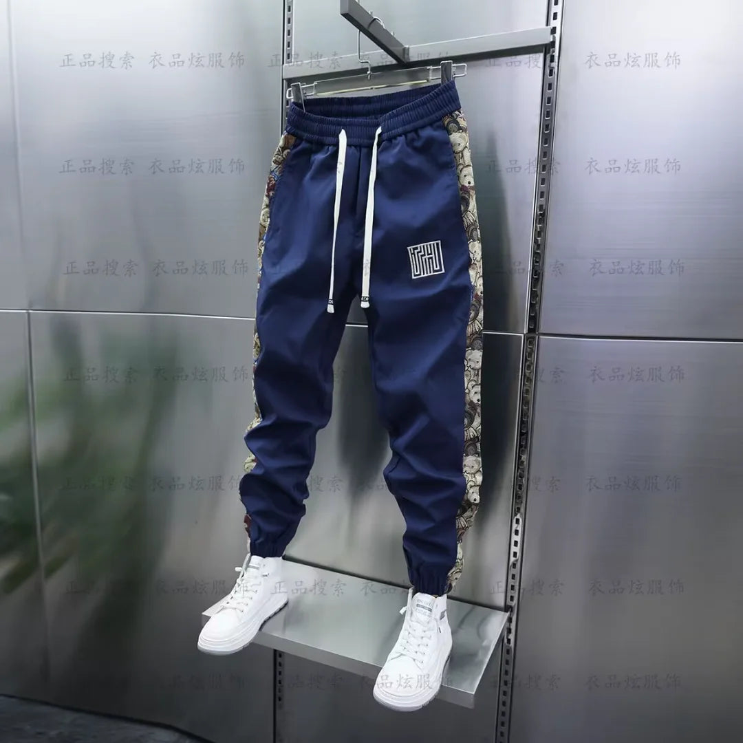 Man Jogger Sweatpants Tight Harem Pants Luxury Brand Hip Hop Streetwear Trousers 2024 Korean fashion Men's Clothing y2k pants