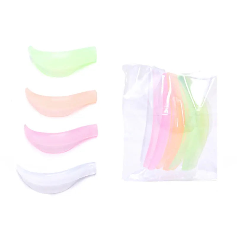 4 Pairs Silicone Eyelash Perm Pad Lifting Lashes Rods Shield Recycling 3D Eyelash Curler Accessories Applicator Makeup Tools