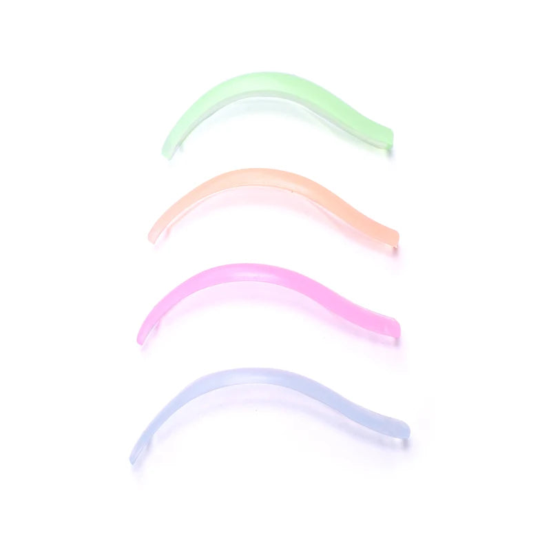 4 Pairs Silicone Eyelash Perm Pad Lifting Lashes Rods Shield Recycling 3D Eyelash Curler Accessories Applicator Makeup Tools