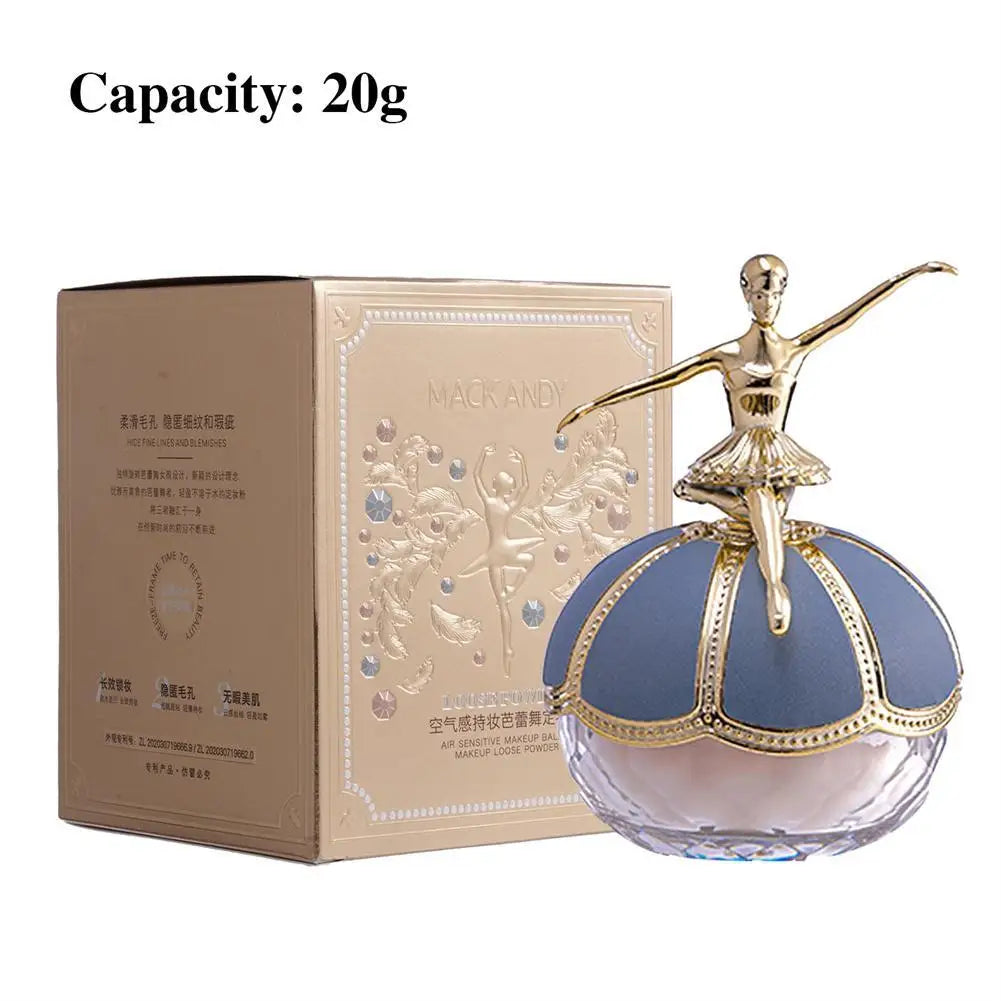 Creative Loose Powder Ballerina Makeup Loose Powder Long-lasting Waterproof Natural Whitening Makeup Matte Invisible Pore